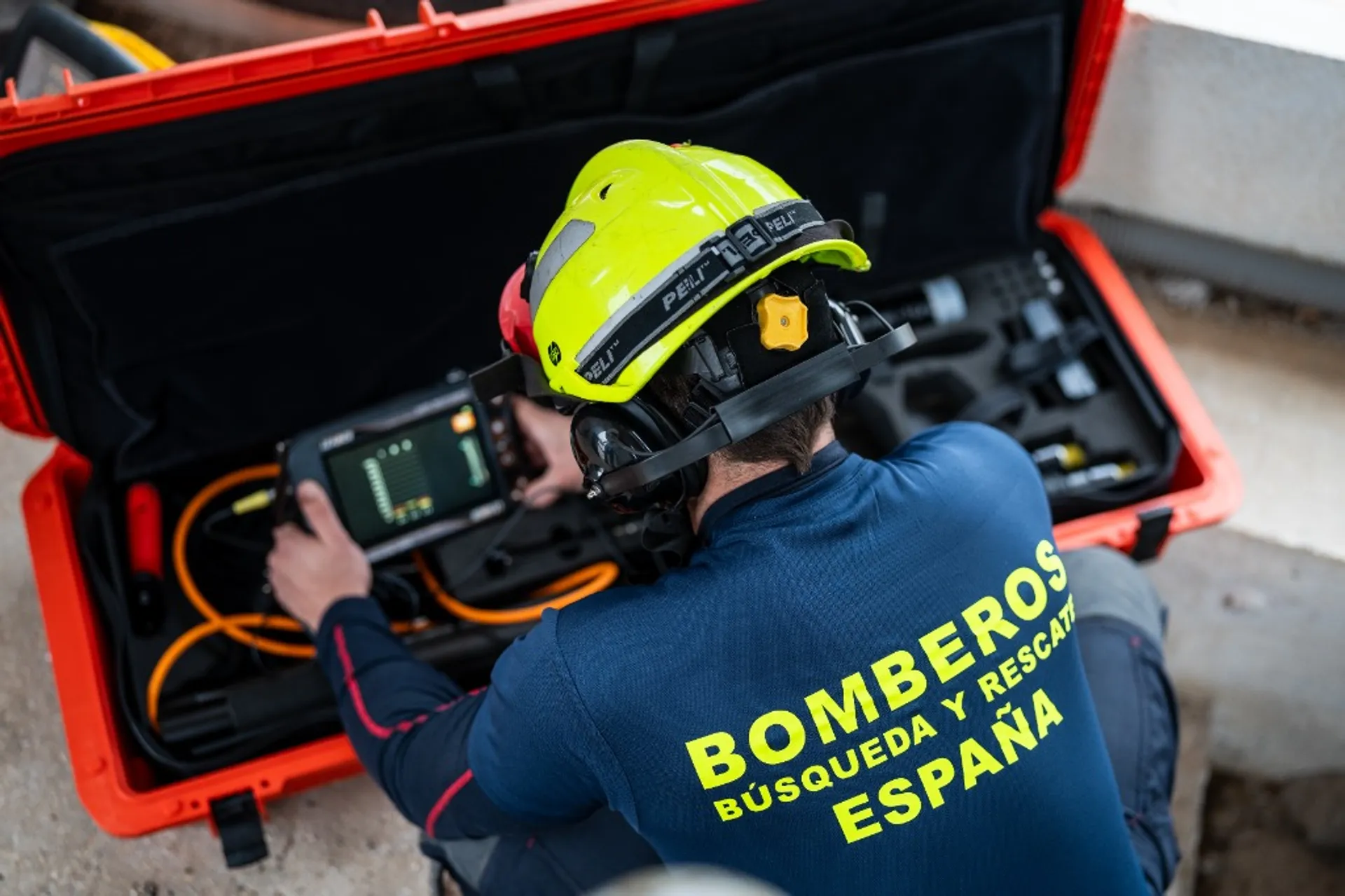 Bomberos Búsqueda y Rescate España en intervención